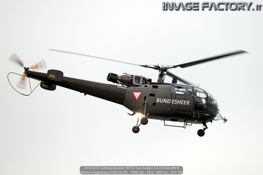 2019-09-07 Zeltweg Airpower 00730 Sud-Aviation SA 316 Alouette III